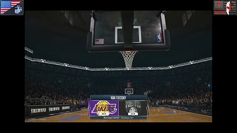 Basket Hoops 2025-2026: Game #31 [Los Angeles Lakers at Brooklyn Nets]