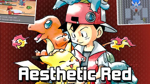 Pokemon Aesthetic Red - GBA ROM Hack, DS Style with Open World, New Characters, New Features & more