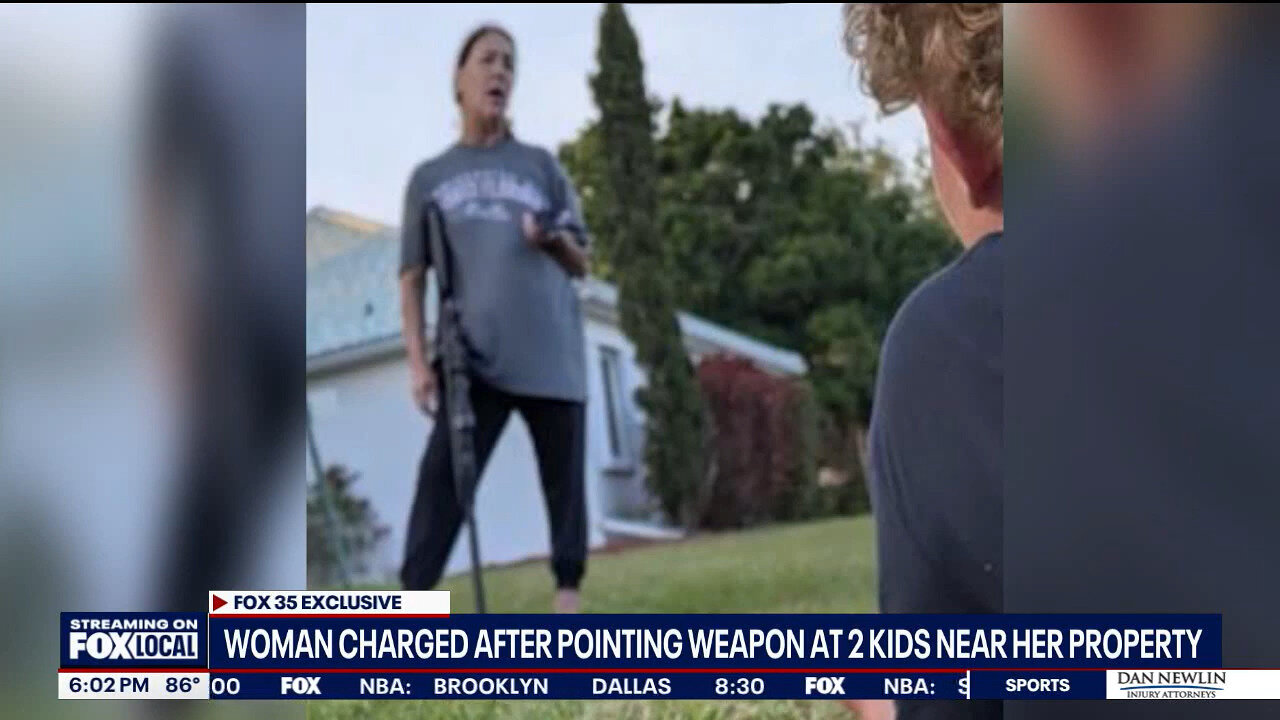 Florida Woman Points Pellet Gun At Kids Fishing Near Her Backyard