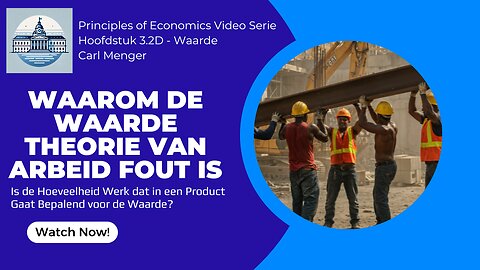 Principles of Economics van Carl Menger H3.2D - De Subjectiviteit van Waarde