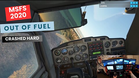 🔥 Out of Fuel at 4,000ft! 💀 Crash Landing Gone Wrong | MSFS 🛩️ Virtual Cessna Over Remote Island 🌴