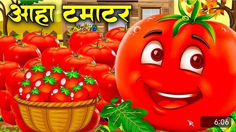 316T 2H1CR- Aaha Tamatar Bade Mazedar Nursery Rhymes and Kids Song in Hindi Anaya Rhymes #cartoon