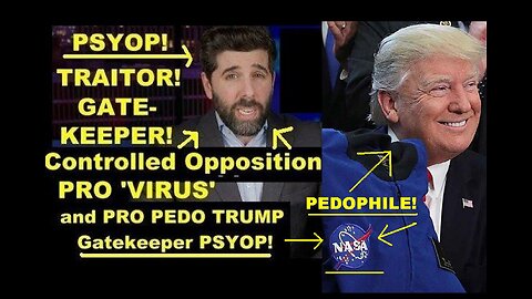 Controlled Opp PRO 'Virus' Pedo TRUMP Psyop 'The People's Voice' in Plain Sight!