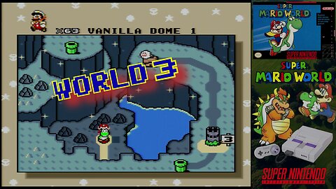 Super Mario World (Super Nintendo) - World 3: Vanilla Dome