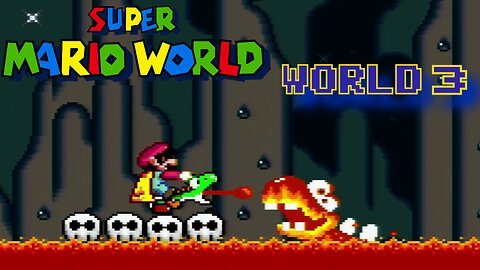 Super Mario World (Super Nintendo) - World 3: Vanilla Dome