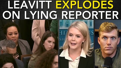 Karoline Leavitt SHUTS DOWN Race Baiting Reporter For Trump Lie