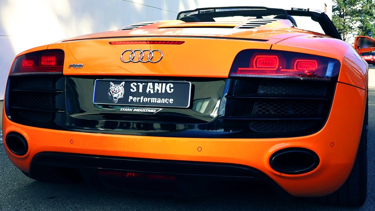 Audi R8 V10 Sound STANIC PERFORMANCE revs Test revving