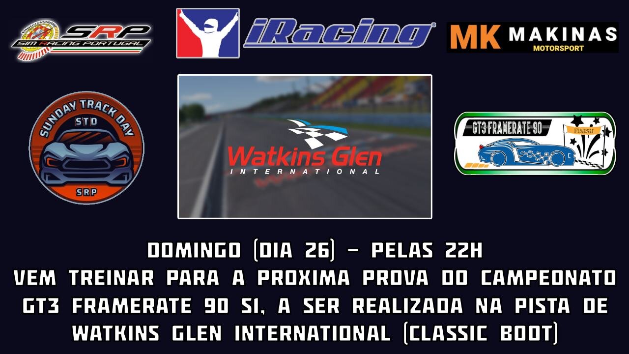 🇵🇹 [iRacing Live] 🇵🇹 Sunday Track Day @ Glen