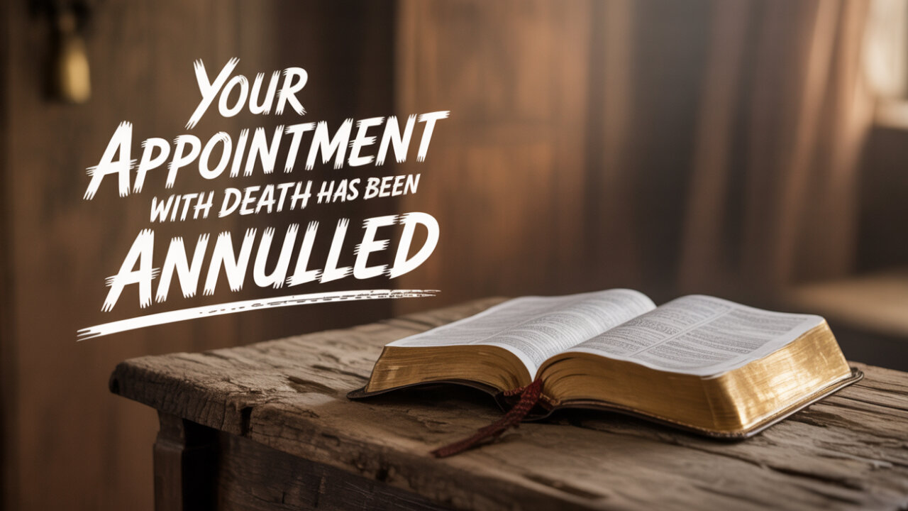 YOUR APPOINTMENT WITH DEATH HAS BEEN ANNULLED! Day 61 - 100 Fasting & Prayer September 3rd, 2025