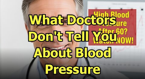 The Shocking Truth About High Blood Pressure After 60 | What Doctors Aren't Telling You