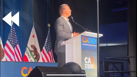 When they pan to show Rob Bonta is giving his speech to a nearly empty room. 🤣🤣