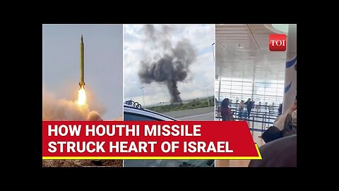 Houthi Ballistic Missile Hits Israeli Airport in Unprecedented Attack