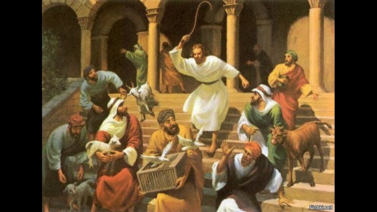 Jesus shows us how to deal with jewish bankers