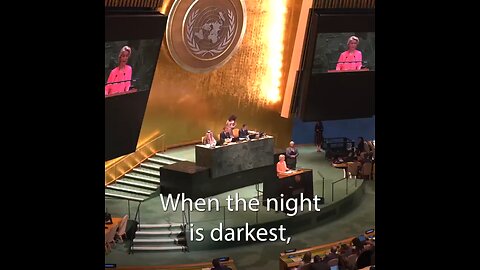 🇪🇺🤝🇵🇸🇵🇸 — European Commission President Ursula von der Leyen says that EU