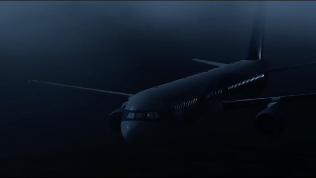 A plane flies through a black hole and falls into the past Action, Sci-Fi Movie.
