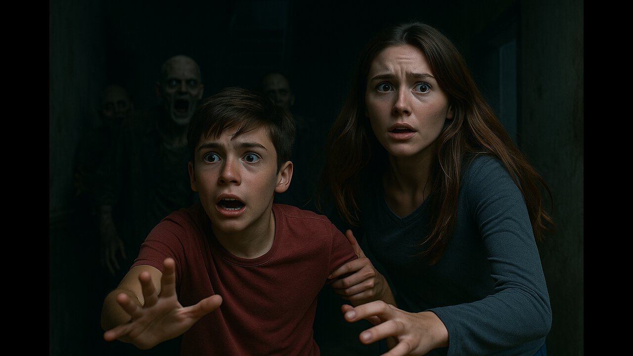Are Zombies Real? Rear View OF When Parents Left Their Kids In A Haunted House