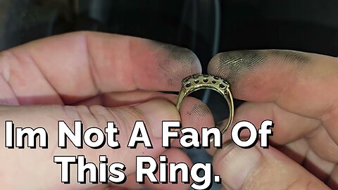 This Ring Belonged To A Set Before Getting Divorced.