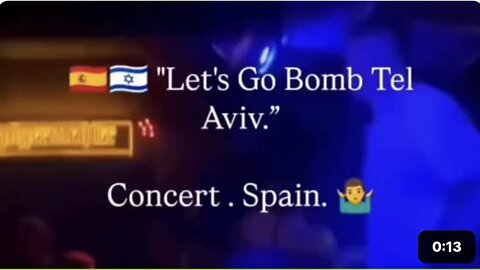 "Let's Go Bomb 💥 Tel Aviv 🎶🎵."boom boom 💥