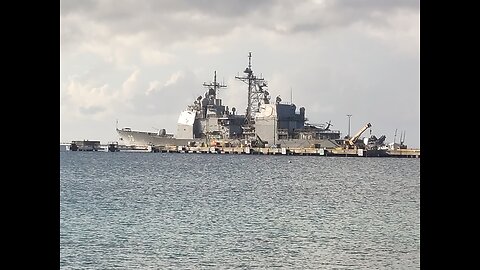 El USS Lake Erie ⚓ en St. Croix, Islas Vírgenes Americanas 🇺🇲 🇻🇮