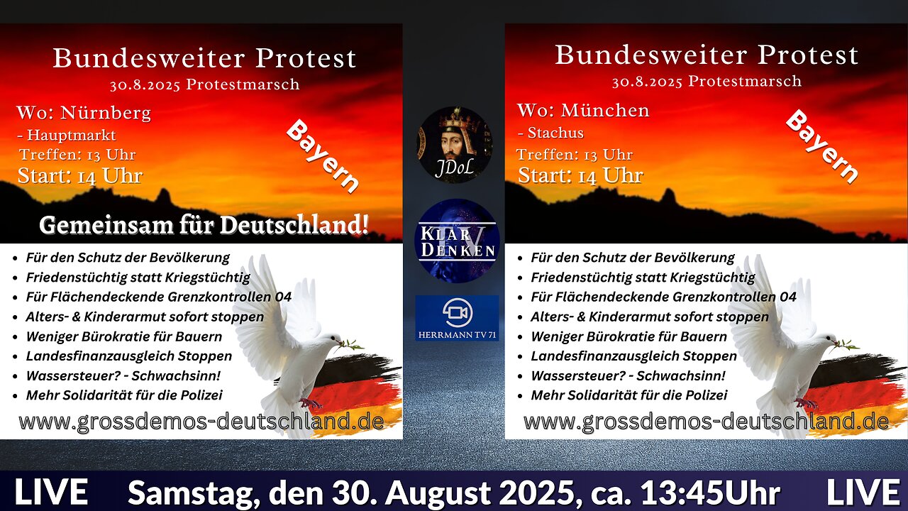 💥📢 LIVE | Konferenzschaltung München - Nürnberg💥
