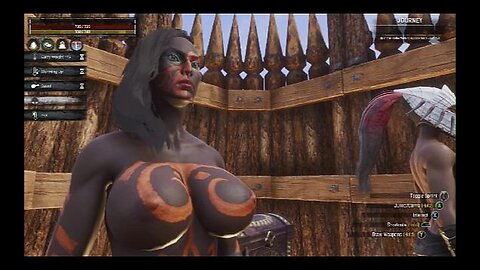 Conan Exiles calling in the golem purge Busty boobs breast expansion huge tits enormous boobs