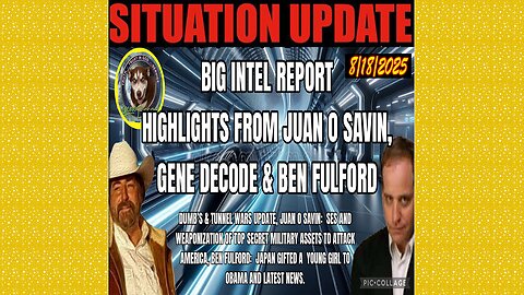 SG Anon. Juan O Savin ~ Situation Update 8/18/25 ~ Restored Republic > Judy Byington- Q+ White Hats