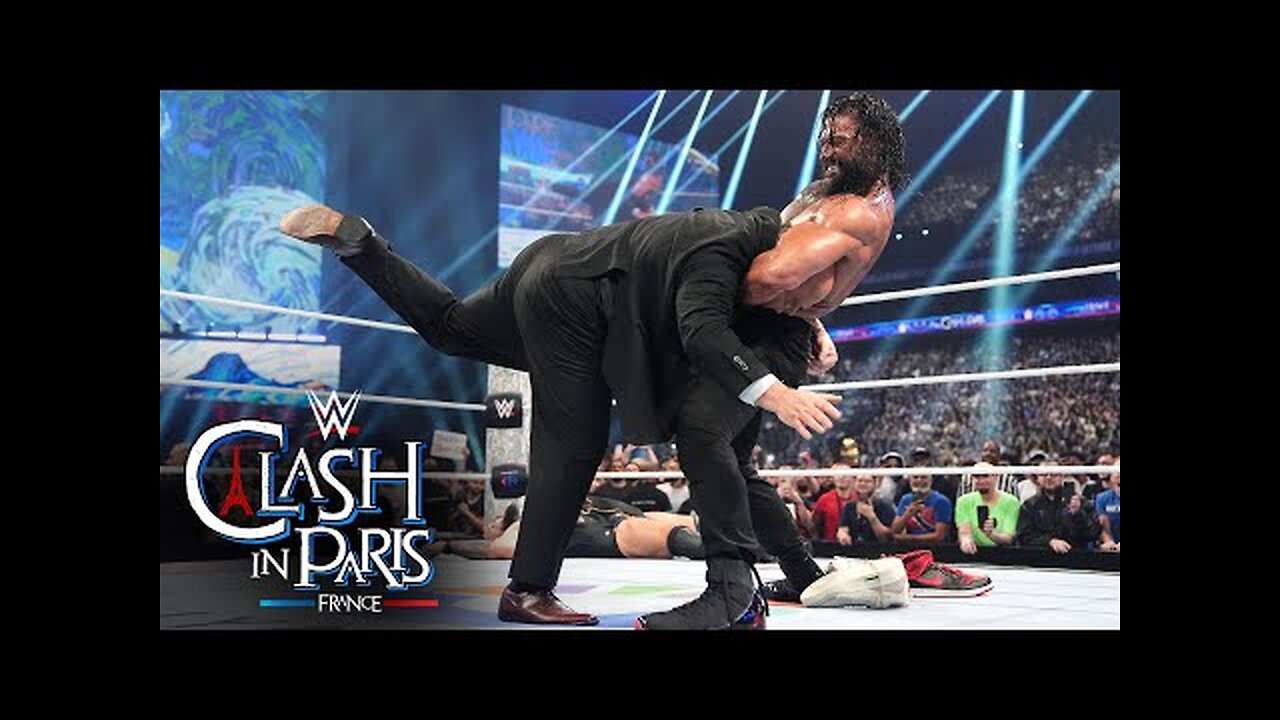 Roman Reigns gets PAYBACK on Paul Heyman_ Clash in Paris 2025 highlights