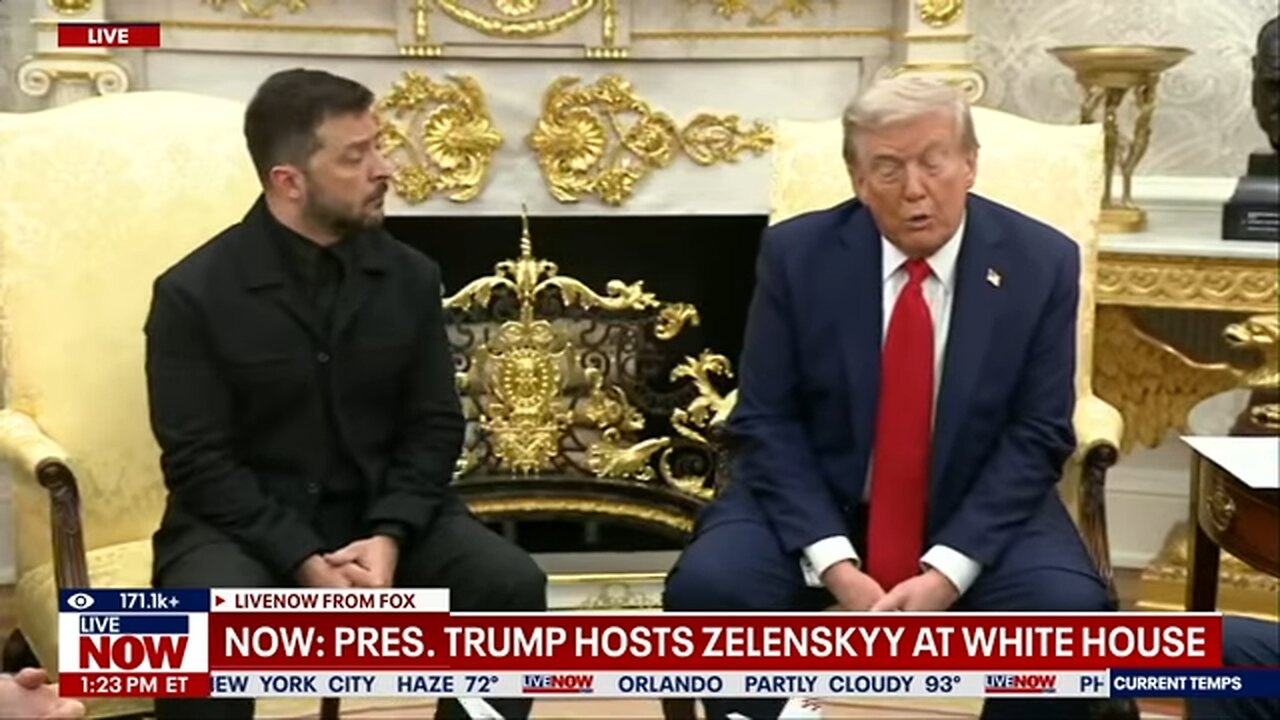 President Trump meets Zelenskyy at White House