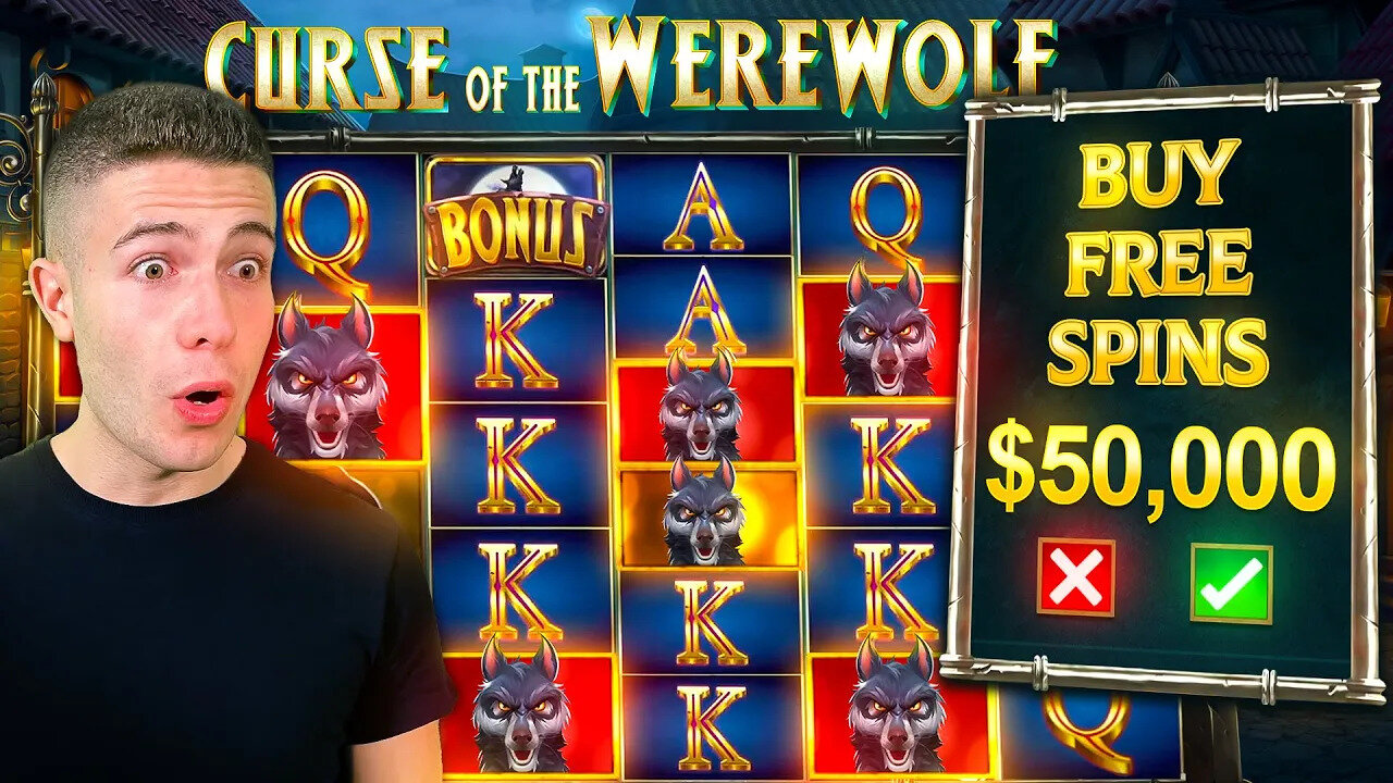 HUGE $50,000 CURSE OF THE WEREWOLF MEGAWAYS BONUS BUY 🐺 ft. @JuicyFruityyy