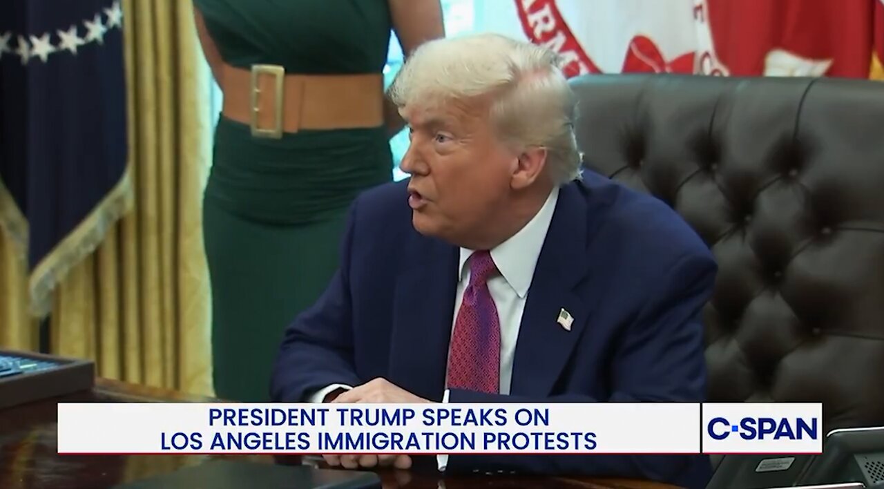 Trump Asked About Speaking With Gavin Newsom