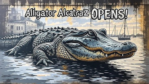 Gator ISLAND or Alligator Alcatraz OPENS!