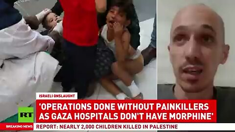 "Israel Halts Supply of Food, Medicine, Water, and Electricity There"