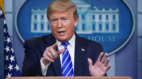 President Trump Walks Into Briefing Room and Shares Emergency News