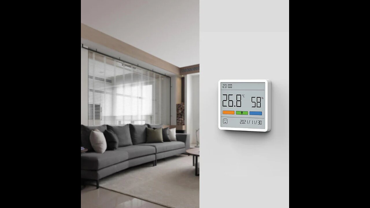 Indoor High Precision Electronic Clock Temperature Hygrometer