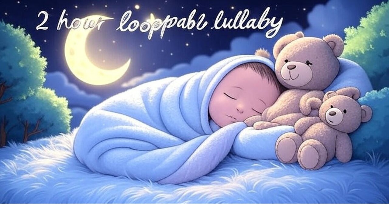 🌙✨ 2-Hour Baby Lullaby for Deep Sleep 💤 | Soothing Music for Babies & Toddlers