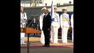 Izan la bandera rusa en un nuevo submarino nuclear estratégico
