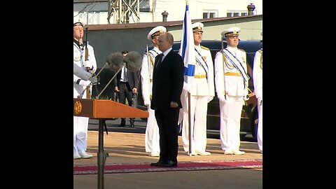 Izan la bandera rusa en un nuevo submarino nuclear estratégico