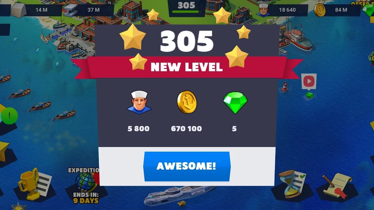 Seaport Level 304 gameplay