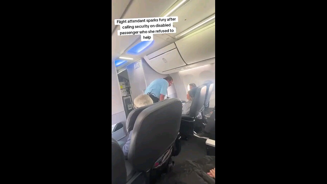Flight Attendant Slammed for Shouting at Elderly First-Class Passenger Over Simple Request.