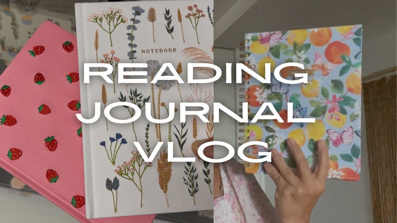 Reading Journal Vlog | shopping and setup