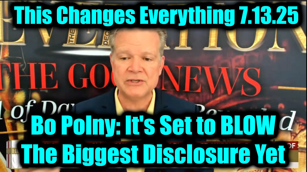 It's Set to BLOW 7.13.25: The Biggest Disclosure Yet - This Changes Everything!