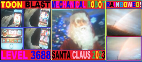 ToonBlast 3688th level, Robot Santa Clause, Rainbow