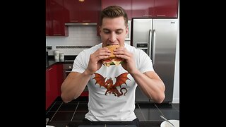 Fiery Red Dragon - Epic Fantasy Creature Art in 4K