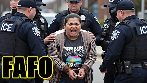 Illegal Alien FINDS OUT after ACCIDENTALLY CRASHING into ICE vehicle! FAFO!