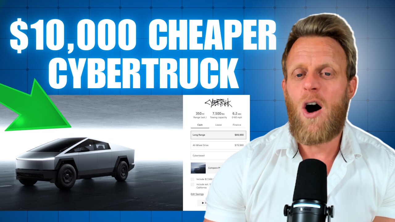 Tesla reveals $10,000 cheaper RWD long range Cybertruck