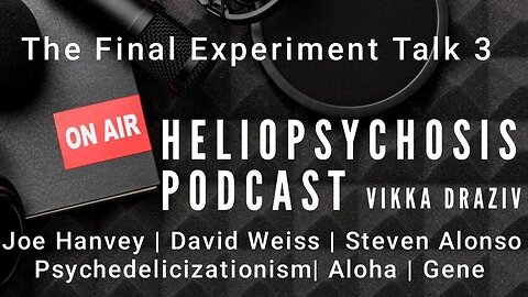 [Vikka Draziv /Truth In Plain Sight] The Final Experiment Talk 3 Joe Hanvey | David Weiss | Steven Alonso | Psychedelicizationism [Dec 22, 2024]