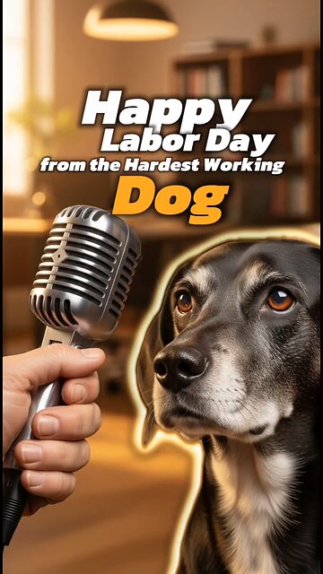 Happy Labor Day from the Hardest Working Dog:Pepper