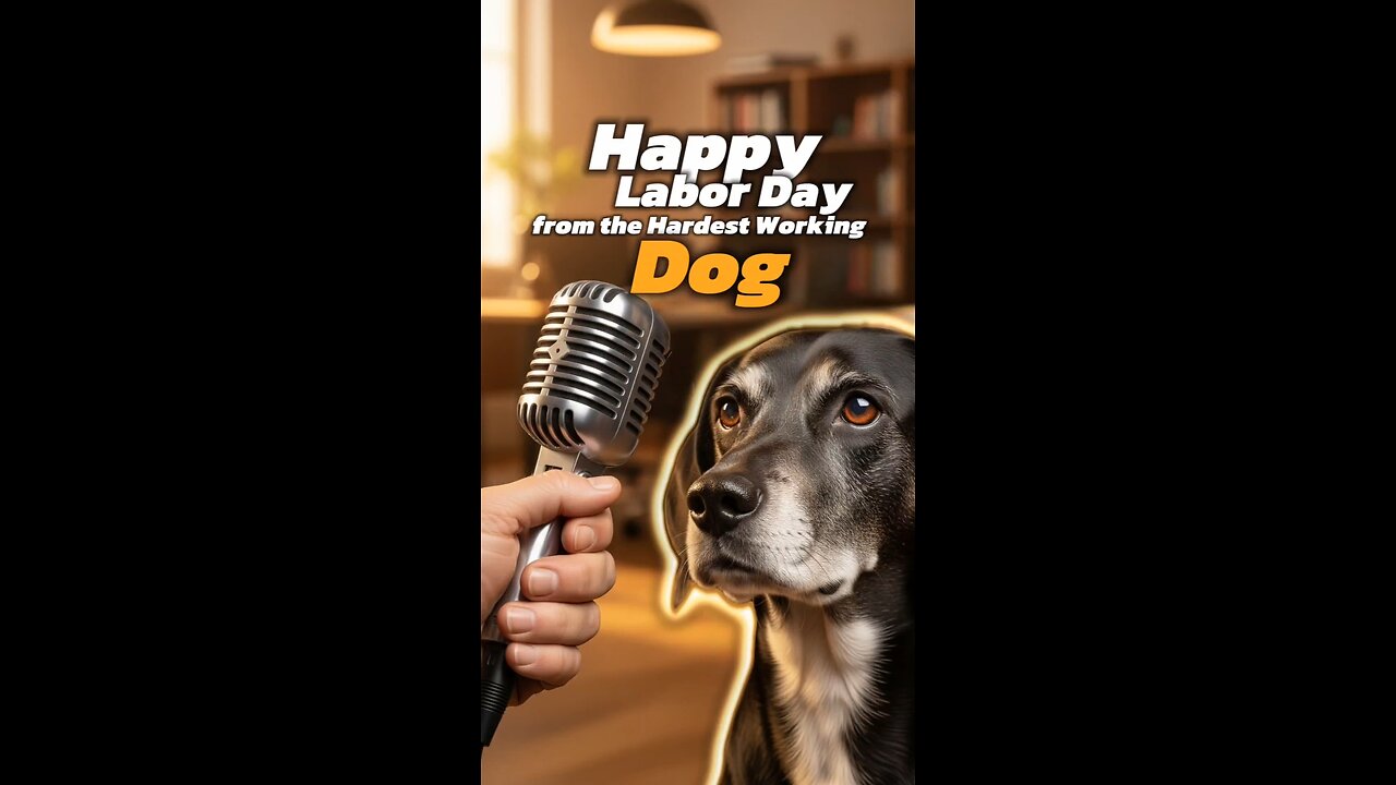 Happy Labor Day from the Hardest Working Dog:Pepper