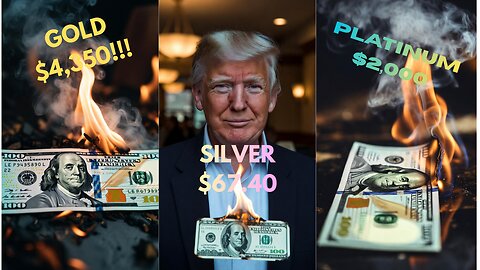 Gold $4,500, Silver $81, Platinum $2,330. Get out of your Trump worthless dollars now!
