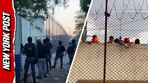 Scene where Guatemalan inmates took over prison holding dozens hostage, killing 3 guards